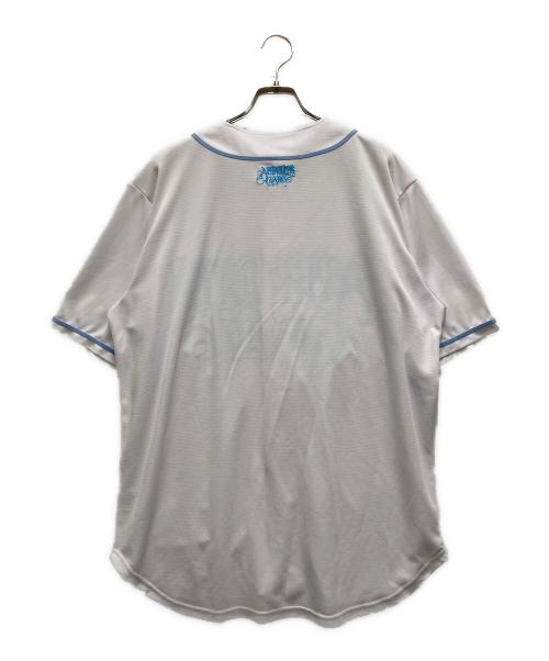 Majestic（マジェスティック）Majestic (マジェスティック) Busdpool APHRODITE GANG BASEBALL SHIRT ホワイト サイズ:Lの古着・服飾アイテム