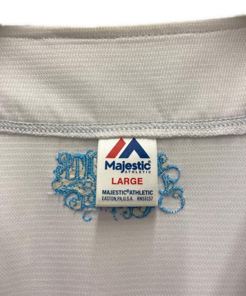 Majestic（マジェスティック）Majestic (マジェスティック) Busdpool APHRODITE GANG BASEBALL SHIRT ホワイト サイズ:Lの古着・服飾アイテム