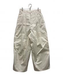 SHINYA KOZUKA（シンヤコズカ）の古着「UPCYCLED HI BAGGY」｜ホワイト