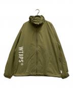 WTAPSダブルタップス）の古着「TRACK JACKET NYLON TUSSAH」｜カーキ