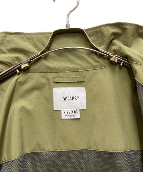 WTAPS（ダブルタップス）WTAPS (ダブルタップス) TRACK JACKET NYLON TUSSAH カーキ サイズ:3の古着・服飾アイテム