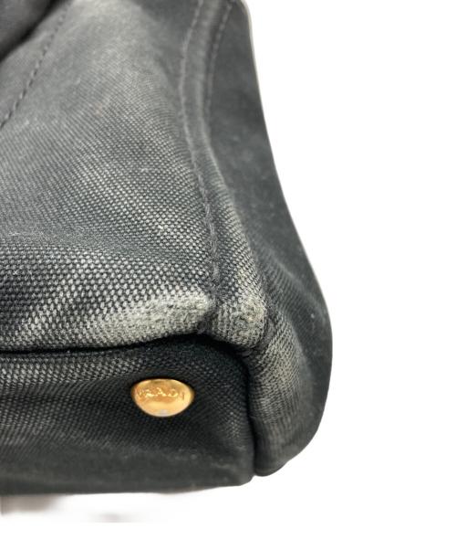 PRADA（プラダ）PRADA (プラダ) カナパ ハンドバッグ ブラックの古着・服飾アイテム