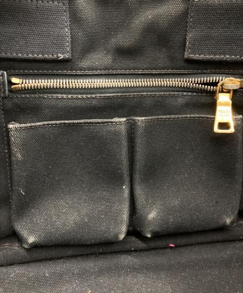 PRADA（プラダ）PRADA (プラダ) カナパ ハンドバッグ ブラックの古着・服飾アイテム