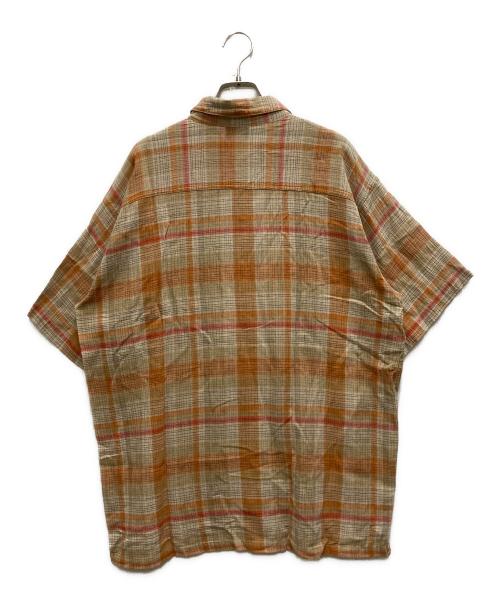 Patagonia（パタゴニア）Patagonia (パタゴニア) 00'S A/C ヤーンダイ シャツ オレンジ サイズ:Lの古着・服飾アイテム