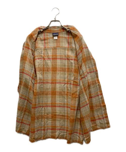 Patagonia（パタゴニア）Patagonia (パタゴニア) 00'S A/C ヤーンダイ シャツ オレンジ サイズ:Lの古着・服飾アイテム