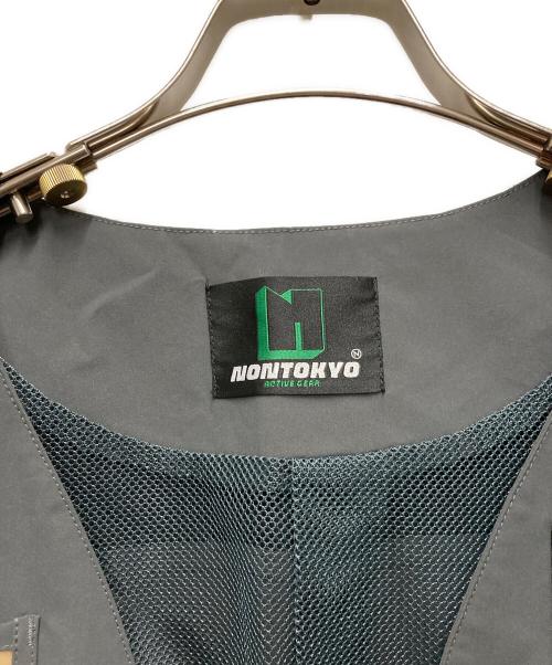 NON TOKYO（ノントーキョー）NON TOKYO (ノントーキョー) MULTIPOCKET FRILLVEST グレー サイズ:FREEの古着・服飾アイテム