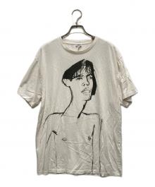 LOEWE（ロエベ）の古着「19FW デッサンモチーフ プリントTシャツ」｜ホワイト