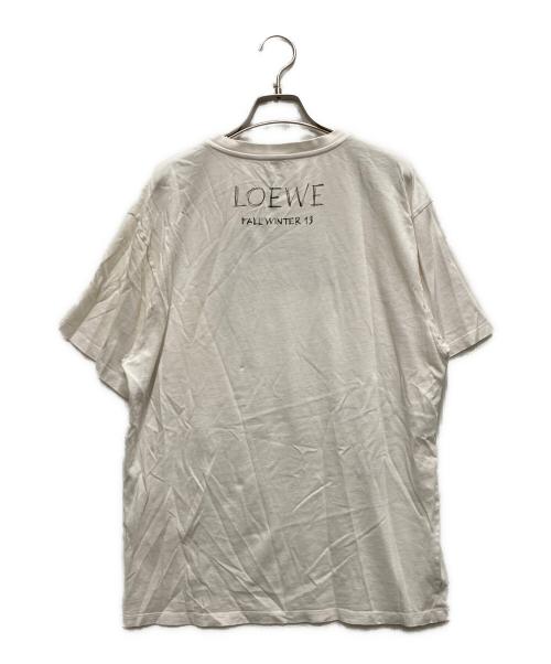 LOEWE（ロエベ）LOEWE (ロエベ) 19FW デッサンモチーフ プリントTシャツ ホワイト サイズ:Lの古着・服飾アイテム