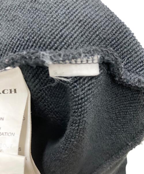 COACH（コーチ）COACH (コーチ) クルーネックスウェット ブラック サイズ:Lの古着・服飾アイテム