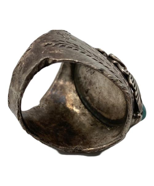 INDIAN JEWELRY（インディアンジュエリー）Indian Jewelry (インディアンジュエリー) ターコイズシルバーリング グレー サイズ:18号の古着・服飾アイテム