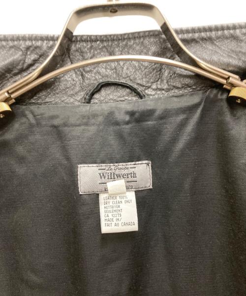 Microsoft（マイクロソフト）Microsoft (マイクロソフト) 90's 企業ロゴ レザージャケット ブラック サイズ:XXXLの古着・服飾アイテム