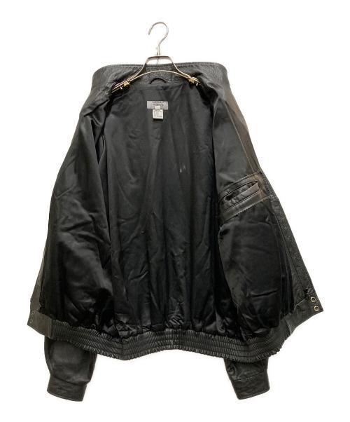 Microsoft（マイクロソフト）Microsoft (マイクロソフト) 90's 企業ロゴ レザージャケット ブラック サイズ:XXXLの古着・服飾アイテム