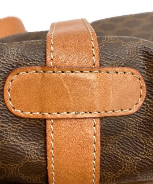 CELINE（セリーヌ）CELINE (セリーヌ) マカダムショルダーバッグ ブラウンの古着・服飾アイテム