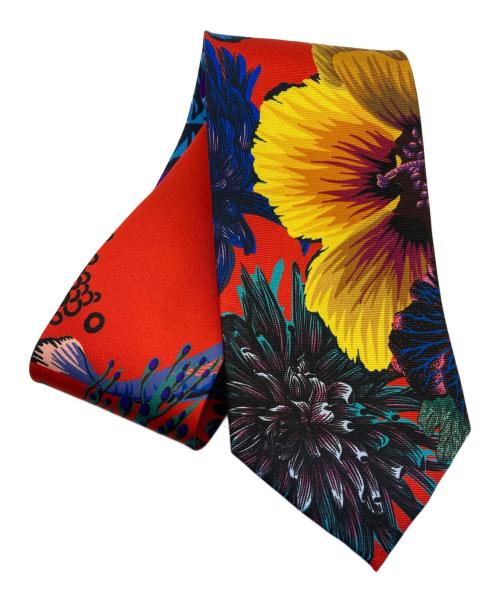 PAUL SMITH（ポールスミス）Paul Smith (ポールスミス) フローラルシルクネクタイ レッド サイズ:表記無しの古着・服飾アイテム