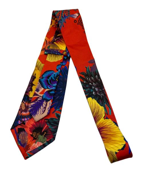 PAUL SMITH（ポールスミス）Paul Smith (ポールスミス) フローラルシルクネクタイ レッド サイズ:表記無しの古着・服飾アイテム