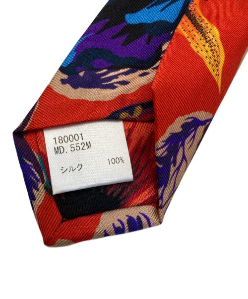 PAUL SMITH（ポールスミス）PAUL SMITH (ポールスミス) フローラルシルクネクタイ レッド サイズ:表記無しの古着・服飾アイテム