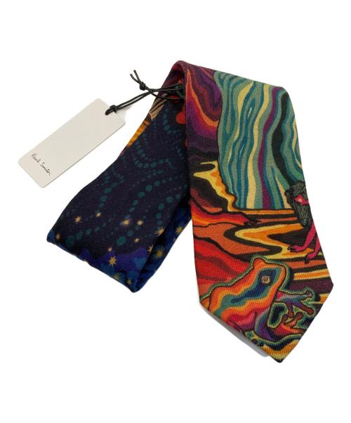 PAUL SMITH（ポールスミス）Paul Smith (ポールスミス) ウールシルクネクタイ マルチカラー サイズ:表記無しの古着・服飾アイテム