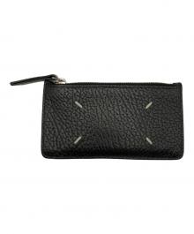 Maison Margiela（メゾンマルジェラ）の古着「グレインレザー カード&コインケース」｜ブラック