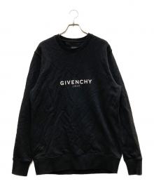 GIVENCHY（ジバンシィ）の古着「Reverse slim fit sweatshirt」｜ブラック