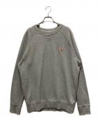maison kitsuneメゾンキツネ）の古着「FOX HEAD PATCH SWEAT」｜グレー