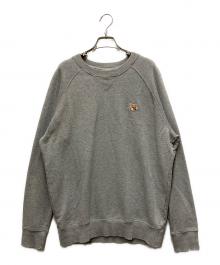 maison kitsune（メゾンキツネ）の古着「FOX HEAD PATCH SWEAT」｜グレー