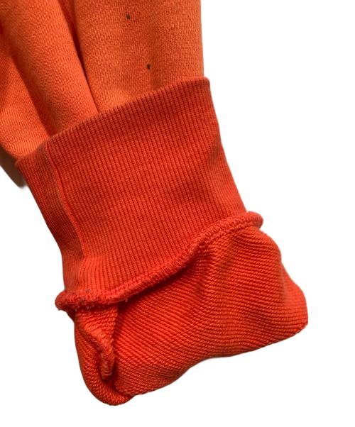 SOMEIT（サミット）SOMEIT (サミット) ダメージ加工プリントスウェット オレンジ サイズ:XLの古着・服飾アイテム