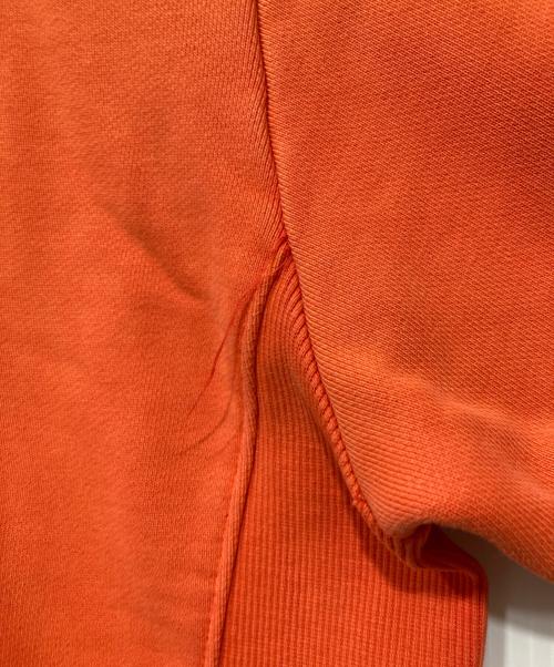 SOMEIT（サミット）SOMEIT (サミット) ダメージ加工プリントスウェット オレンジ サイズ:XLの古着・服飾アイテム