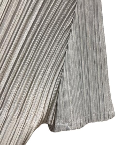 PLEATS PLEASE（プリーツプリーズ）PLEATS PLEASE (プリーツプリーズ) プリーツTシャツ グレー サイズ:3の古着・服飾アイテム