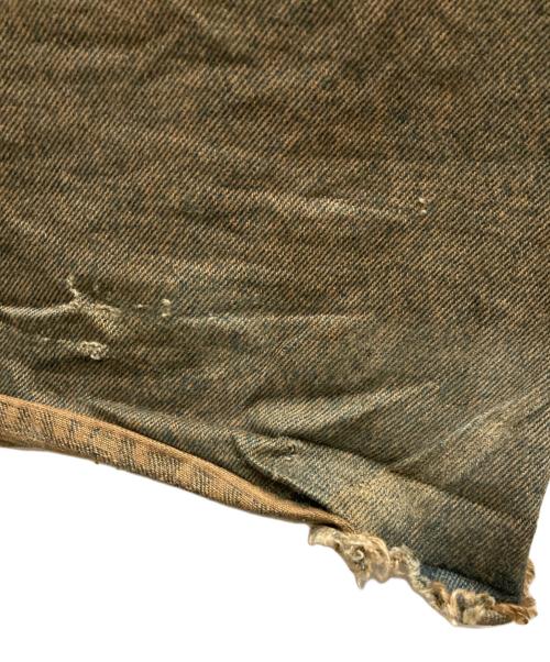 EGONLAB（エゴンラボ）EGONLAB (エゴンラボ) 24AW Destroyed Denim Pants ブラウン サイズ:XSの古着・服飾アイテム