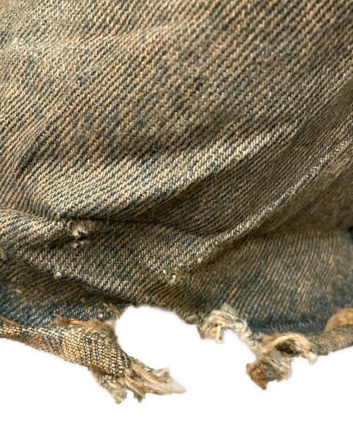 EGONLAB（エゴンラボ）EGONLAB (エゴンラボ) 24AW Destroyed Denim Pants ブラウン サイズ:XSの古着・服飾アイテム