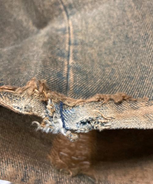 EGONLAB（エゴンラボ）EGONLAB (エゴンラボ) 24AW Destroyed Denim Pants ブラウン サイズ:XSの古着・服飾アイテム