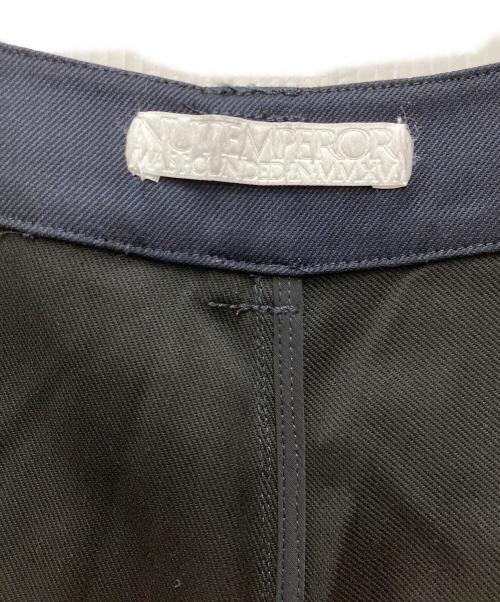 NUTEMPEROR（ナットエンペラー）NUTEMPEROR (ナットエンペラー) プリーツデザインワイドパンツ ネイビー サイズ:3の古着・服飾アイテム