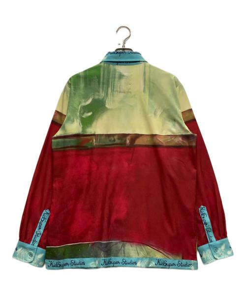 kidsuper（キッドスーパー）KIDSUPER (キッドスーパー) グラフィックプリントシャツジャケット マルチカラー サイズ:Ⅿの古着・服飾アイテム