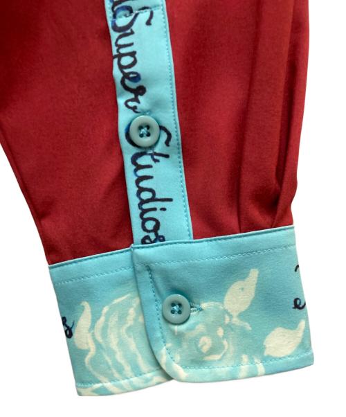 kidsuper（キッドスーパー）KIDSUPER (キッドスーパー) グラフィックプリントシャツジャケット マルチカラー サイズ:Ⅿの古着・服飾アイテム