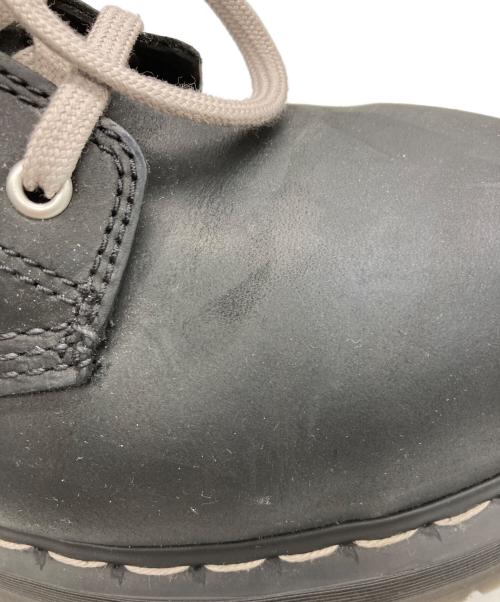 Dr.Martens（ドクターマーチン）Dr.Martens (ドクターマーチン) RICK OWENS (リックオウエンス) STEEL TOE QUAD ブラック サイズ:US 10の古着・服飾アイテム