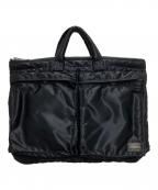 PORTERポーター）の古着「ショートヘルメットバッグ」｜ブラック