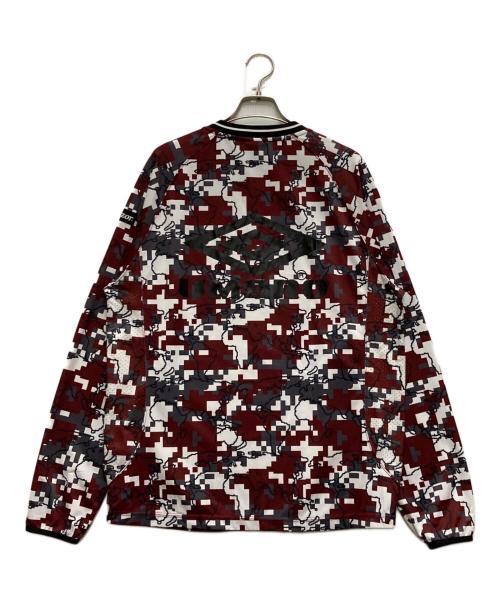 HELLRAZOR（ヘルレイザー）HELLRAZOR (ヘルレイザー) UMBRO (アンブロ) DIGITAL CAMO FOOTBALL JERSEY レッド×グレー サイズ:Ⅼの古着・服飾アイテム