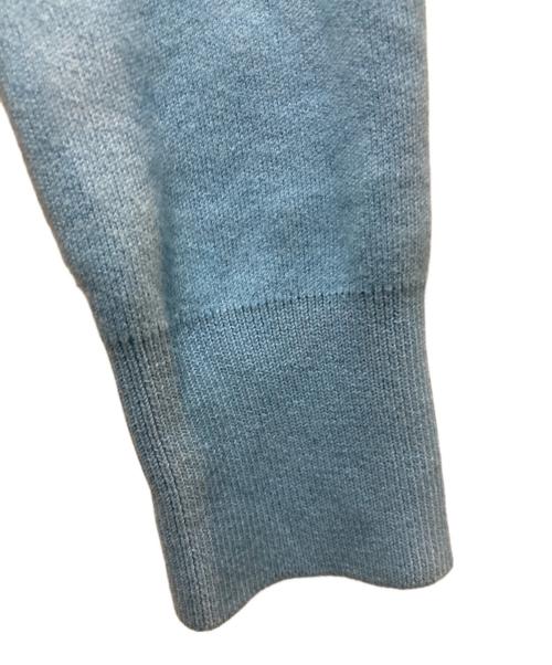 Adam et Rope（アダム エ ロペ）Adam et Rope (アダム エ ロペ) コットンカシミヤポケットカーディガン ブルー サイズ:ｆreeの古着・服飾アイテム