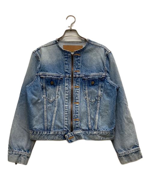 INSCRIRE（アンスクリア）INSCRIRE (アンスクリア) Denim Riders Jacket インディゴ サイズ:36の古着・服飾アイテム