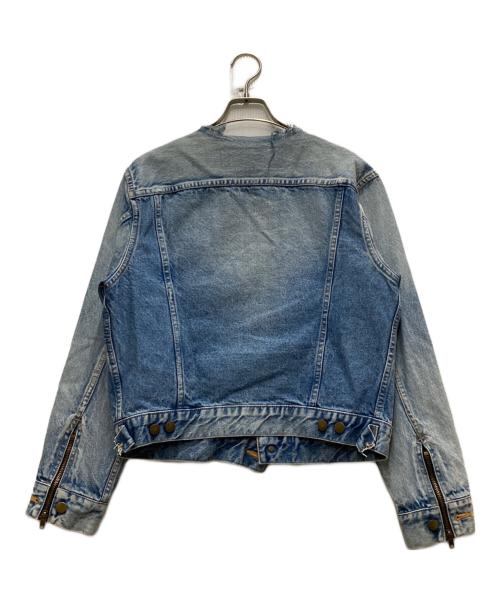 INSCRIRE（アンスクリア）INSCRIRE (アンスクリア) Denim Riders Jacket インディゴ サイズ:36の古着・服飾アイテム