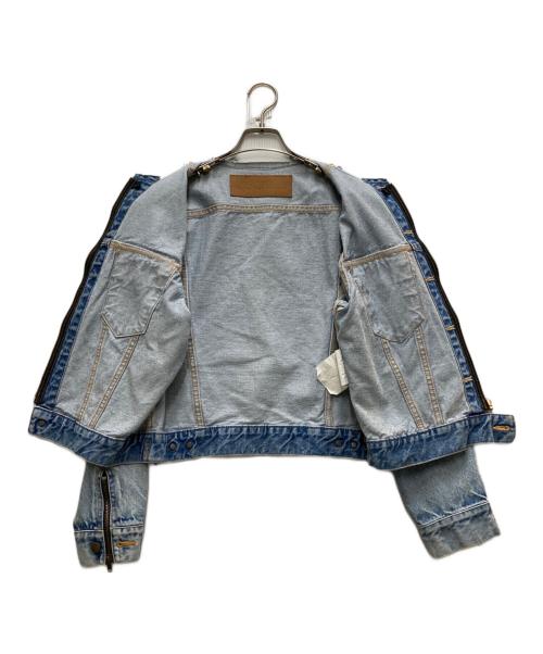 INSCRIRE（アンスクリア）INSCRIRE (アンスクリア) Denim Riders Jacket インディゴ サイズ:36の古着・服飾アイテム
