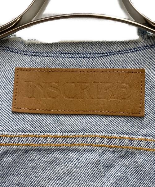 INSCRIRE（アンスクリア）INSCRIRE (アンスクリア) Denim Riders Jacket インディゴ サイズ:36の古着・服飾アイテム