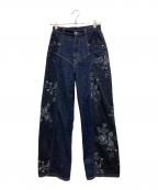 FETICO×STUDIOUSフェティコ×ステュディオス）の古着「別注 ROSE DENIM PANTS」｜インディゴ