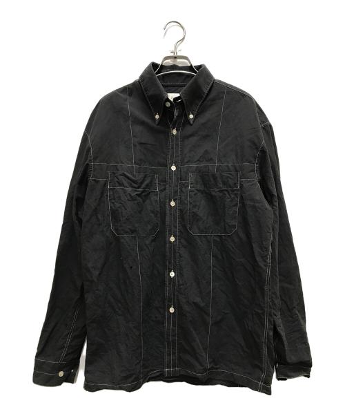 LEMAIRE（ルメール）LEMAIRE (ルメール) BLACK MILITARY SHIRT ブラック サイズ:44の古着・服飾アイテム