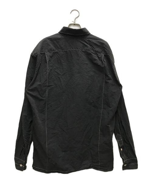 LEMAIRE（ルメール）LEMAIRE (ルメール) BLACK MILITARY SHIRT ブラック サイズ:44の古着・服飾アイテム