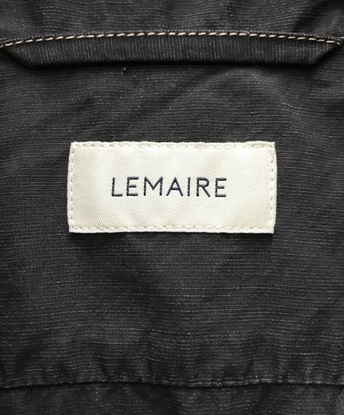 LEMAIRE（ルメール）LEMAIRE (ルメール) BLACK MILITARY SHIRT ブラック サイズ:44の古着・服飾アイテム