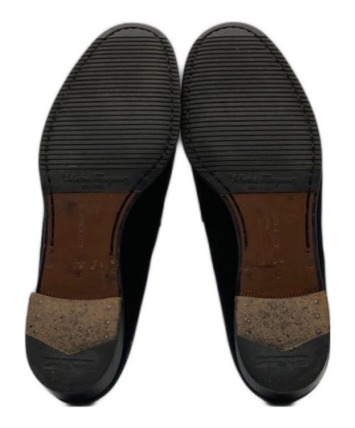 Salvatore Ferragamo（サルヴァトーレ フェラガモ）Salvatore Ferragamo (サルヴァトーレ フェラガモ) ピットコインローファー ブラック サイズ:5 1/2の古着・服飾アイテム