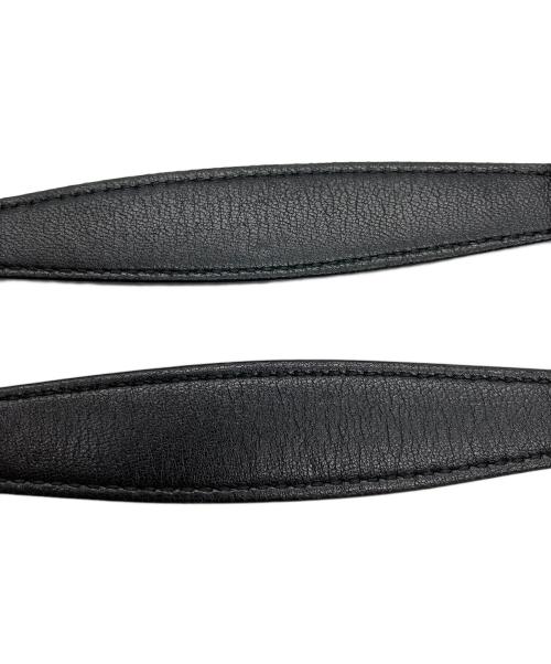 BOTTEGA VENETA（ボッテガベネタ）BOTTEGA VENETA (ボッテガベネタ) ミラー付イントレチャートショルダーバッグ ブラックの古着・服飾アイテム
