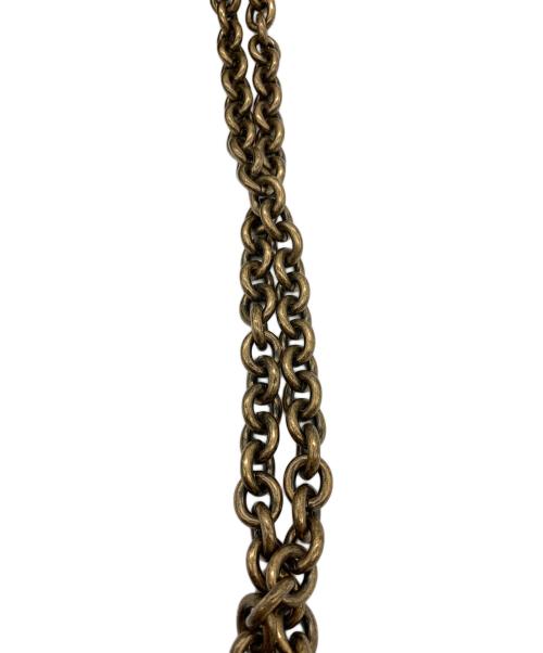 BOTTEGA VENETA（ボッテガベネタ）BOTTEGA VENETA (ボッテガベネタ) ミラー付イントレチャートショルダーバッグ ブラックの古着・服飾アイテム