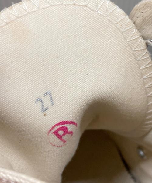 Hysteric Glamour（ヒステリックグラマー）Hysteric Glamour (ヒステリックグラマー) キャンバススニーカー ベージュ サイズ:27cmの古着・服飾アイテム
